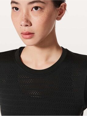 Sold /// Women’s Breeze By Long Sleeve Top - Black Mesh - Size 4